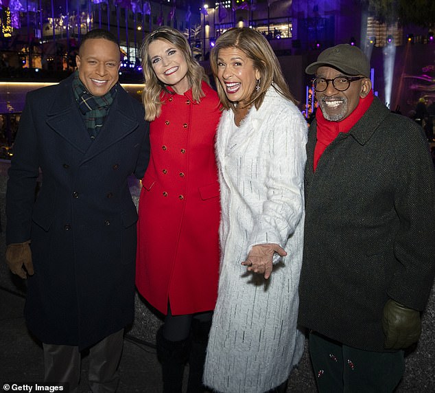 Craig to host the Today show with Savannah Guthrie as Hoda (second from right) steps down