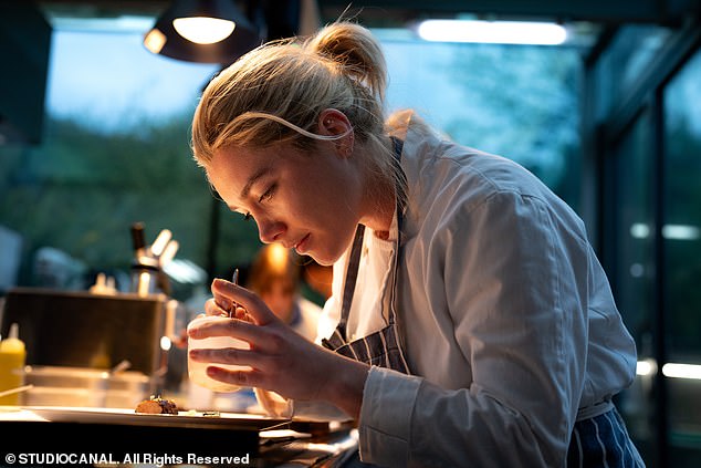 Florence Pugh as Almut Bruhl It seemed a bit manipulative to have turned the character into a great chef.