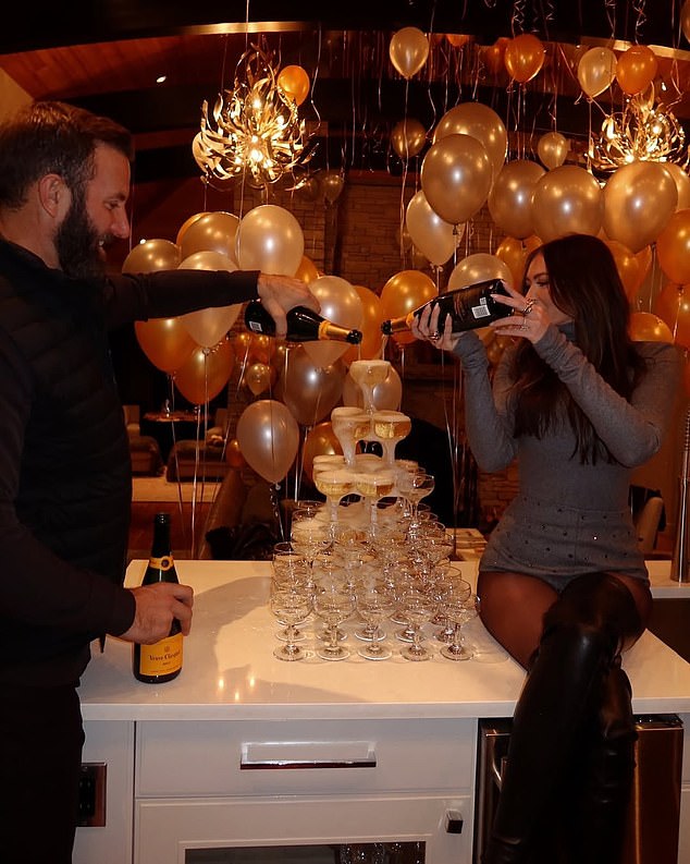 Paulina, the daughter of NHL icon Wayne Gretzky, shared photos of the boozy celebrations