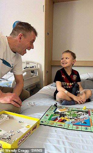 Jimmy spends so much time at Southampton General Hospital that he decided to set up a GoFundMe to raise some money to improve the facility, including buying new games.