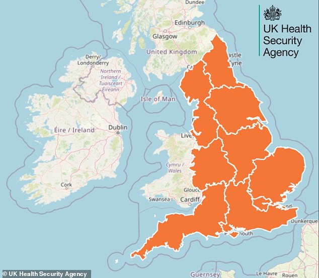 The UK Health Security Agency has imposed an amber cold health alert until January 8, warning that the weather will likely cause 