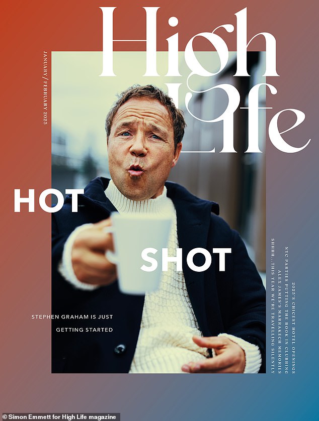 The actor revealed the secrets of his muscular physique in a new photo shoot for British Airways' High Life magazine