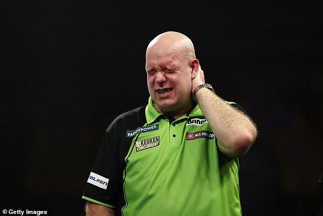 Van Gerwen has suffered from jaw problems since the beginning of 2023 and has undergone surgery twice