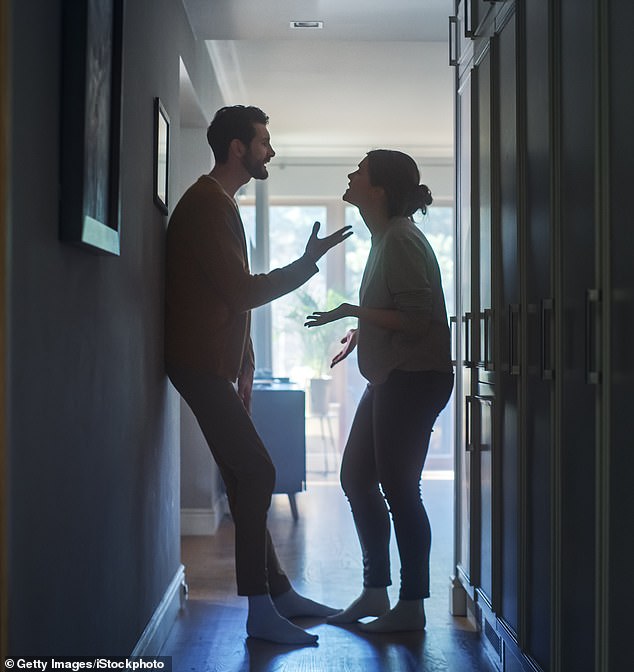 Psychotherapist Dr Karen Phillip revealed that New Year is often the most difficult month for couples as the busy festive period is believed to be the final straw for many relationships (file image)