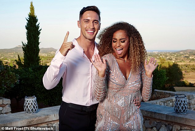 The Irish star, 29, first found fame in 2019 after being crowned the winner of the dating show alongside her then-partner Amber Gill (pictured).