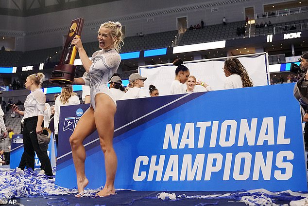 Dunne's active gymnastics may be coming to an end, but she doesn't have to leave the SEC