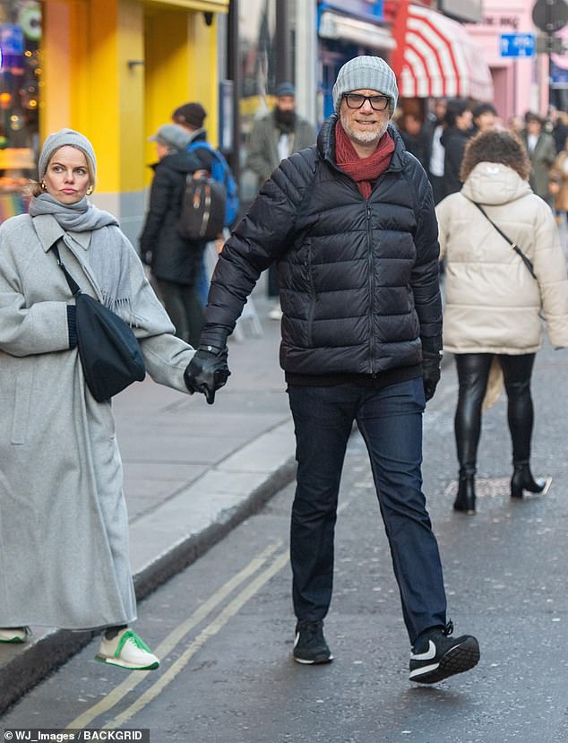 Stephen and Mircea, who have been together since 2018, couldn't contain their smiles as they walked hand in hand through the city.