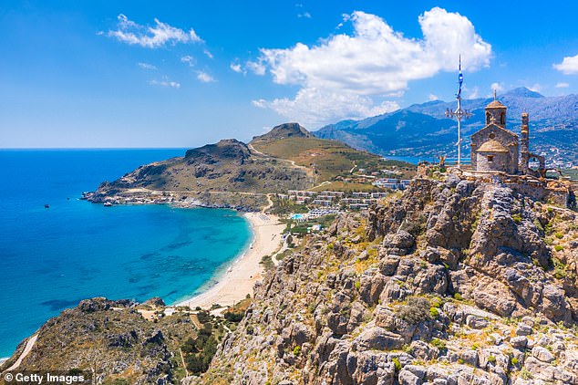 Thomann had slipped and fallen 50 meters into a gorge from a hiking trail near the Preveli Monastery in the Rethymnon region of Crete (photo)