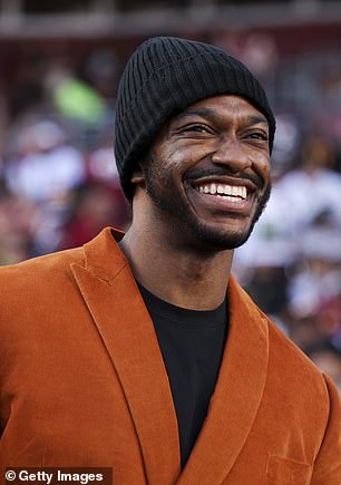 Robert Griffin III is a former NFL quarterback and now a football analyst.