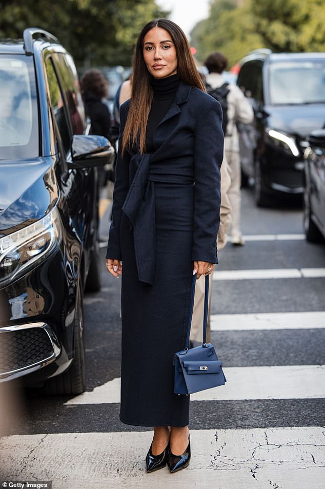 Tamara Kalinic at Milan Fashion Week