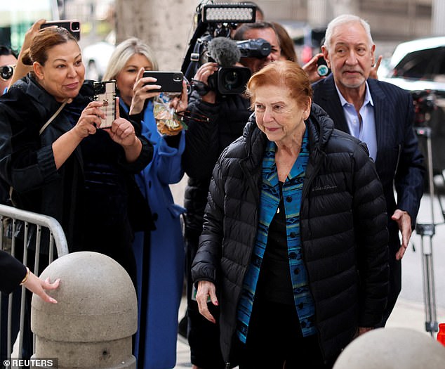 Teresita Baralt, sister of Jose Menendez, was one of more than two dozen family members present at the meeting with DA Hochman