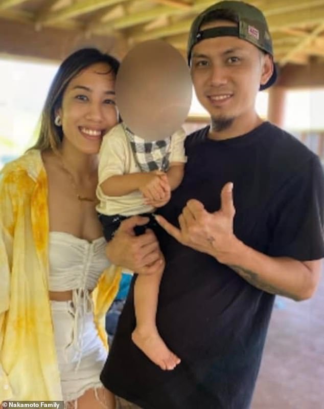 In the photo: Charmaine Benigno with her long-time partner Jacob. Although Jacob was not injured, Benigno is fighting for her life in intensive care