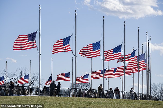 Biden ordered flags at half-staff for a period of 30 days