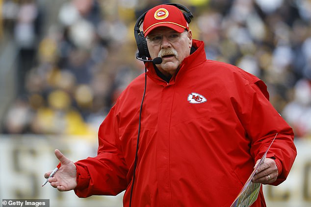 Andy Reid wants to keep his Chiefs players calm as they try to win a historic three-peat