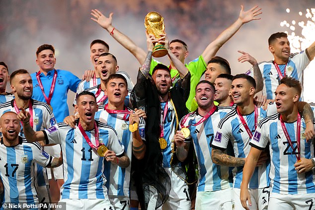 In December 2022, the soccer legend led Argentina to victory in the World Cup in Qatar.