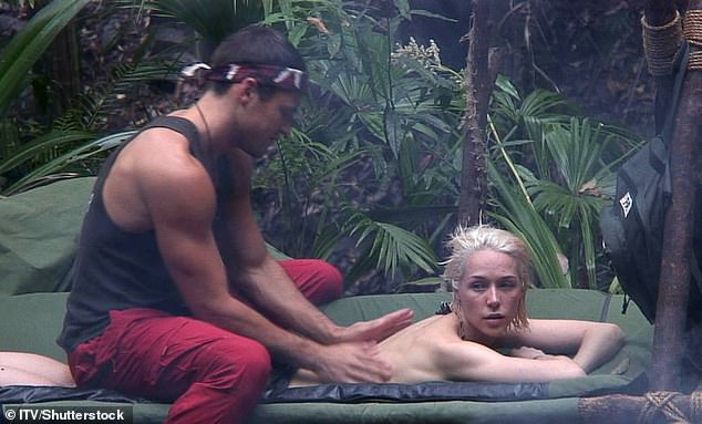 The glamorous Australian model and DJ became close to the TOWIE star during their time in the jungle.