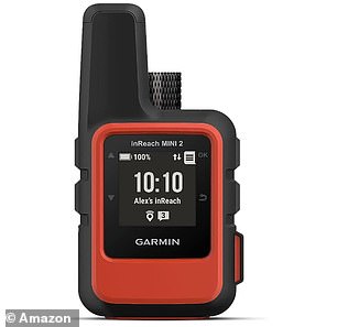 Heather was heading to the northern city of Rishikesh when security at Indira Gandhi International Airport handed her over to police for carrying a Garmin inReach device (pictured).