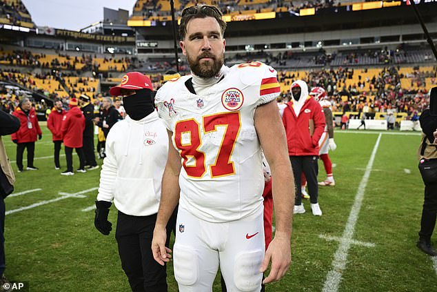 The celebration was a tribute to Gonzalez, who says he will help Kelce pay the NFL's fine