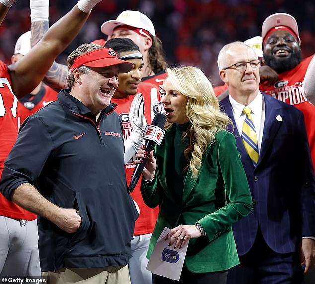 SEC Commissioner Greg Sankey (right) was among those who paid tribute to Smart