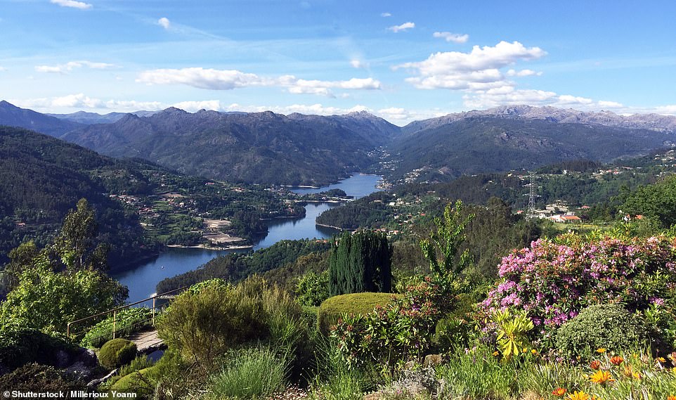 PENADA-GERES NATIONAL PARK, NEAR THE SPANISH BORDER: 'Penada-Geres National Park shows the wild side of Portugal,' says HomeToGo, 'with landscapes marked by granite mountains, rich forests and ancient villages. Adventurers can visit majestic waterfalls and expect to spot wild Garrano horses.