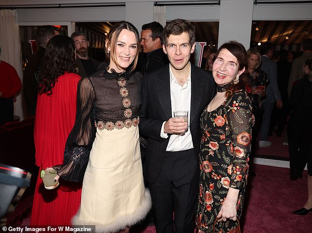 Keira Knightley, her husband James Righton and Lynn Hirschberg