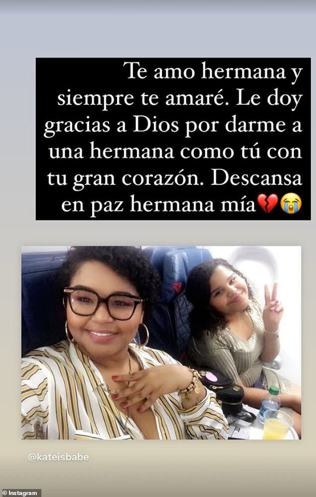 Acosta's younger sister Khatyan confirmed his death in an Instagram post shared with her 130,000 followers that shows the couple smiling while on a plane.