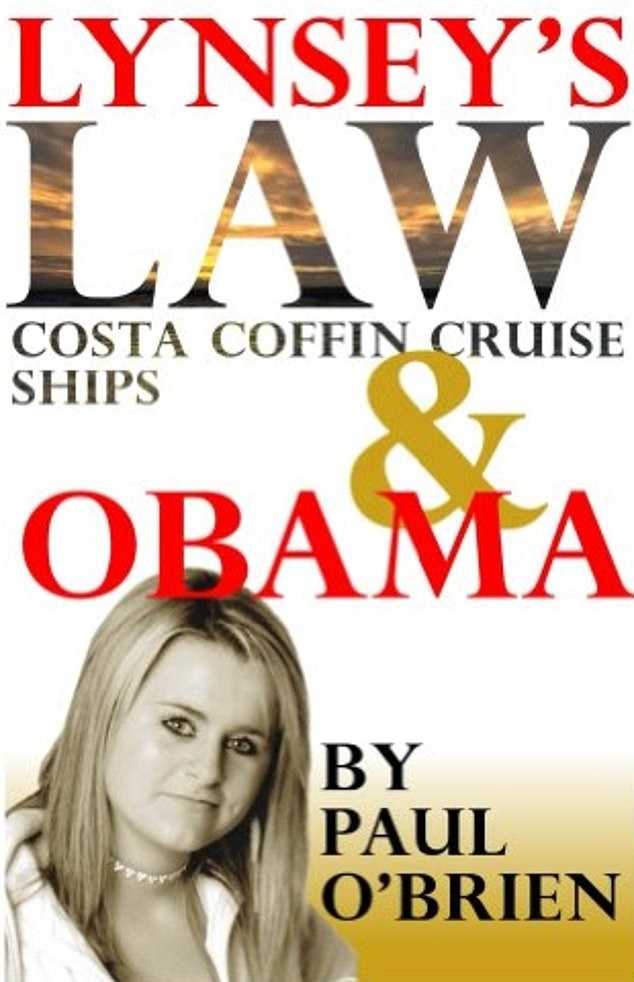 O'Brien self-published a book on cruise ship safety.