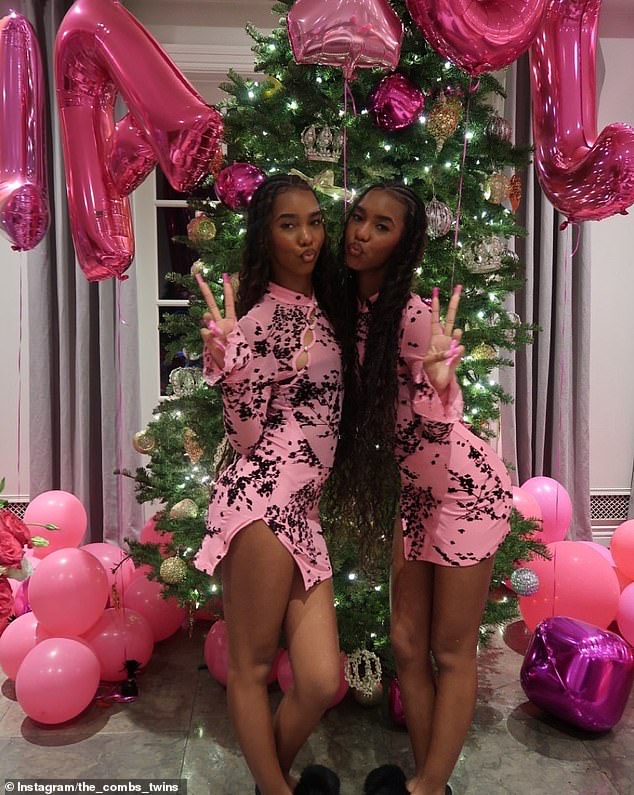 The twins seemed to be carrying on as normal as they shared a glamorous photo for their birthday.