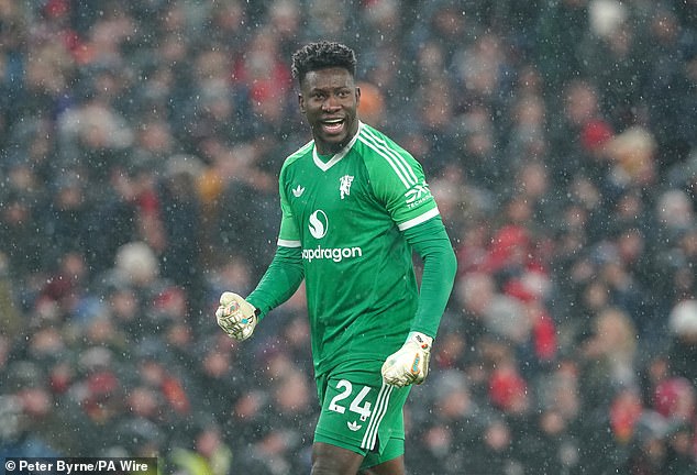 André Onana made great saves that contributed to Manchester United's spirited point.