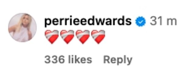 The news was announced in a statement from The Vivienne's rep, Simon Jones PR, on Instagram, to which Little Mix's Perrie responded with a series of broken heart emojis.