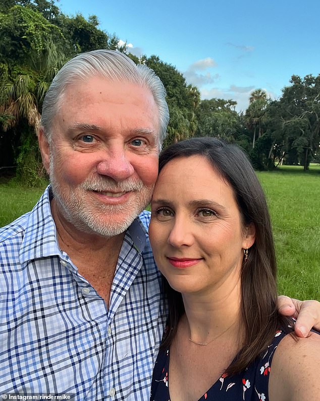 Rinder and his wife of 12 years, Christie Collbran, are pictured here during a date night in September. She remembered her loved one in a heartfelt post on Sunday.