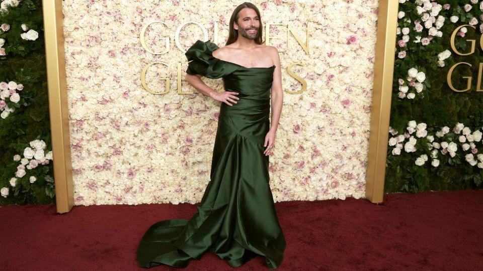 Jonathan van Ness during the 82nd Annual Golden Globe Awards held at the Beverly Hilton on January 5, 2025 in Beverly Hills, California