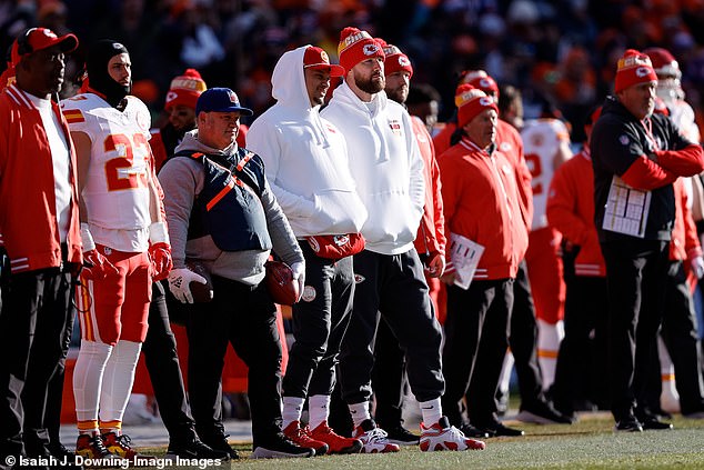 Travis Kelce was also inactive as the Chiefs lost 38-0 for only their second loss of the year