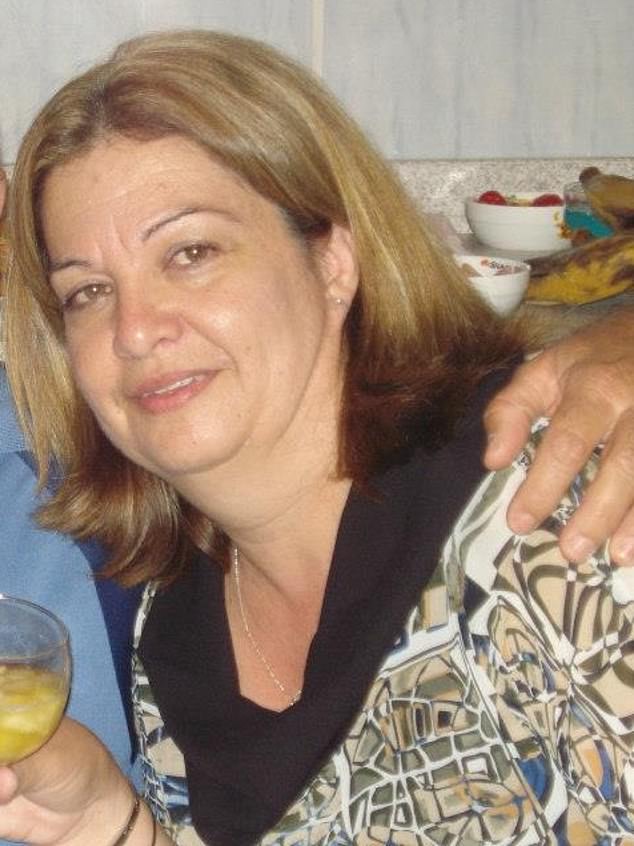 Neuza Denize Silva dos Anjo, 65, was rushed to hospital in critical condition before dying the next day.