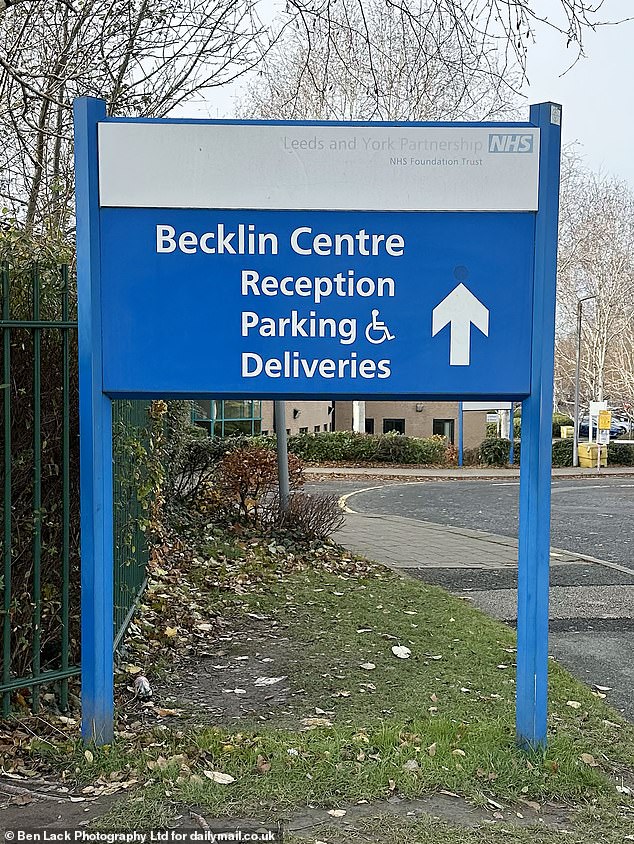 Jule was admitted to the Becklin Center (pictured) on October 2, 2023 and suffered a nervous breakdown on October 4, and was filmed in the reception area.