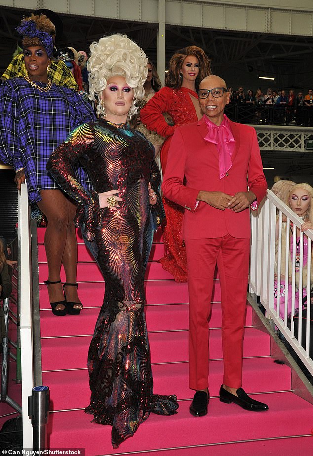 The Vivienne (James Lee Williams) and RuPaul (RuPaul Andre Charles) pictured together at RuPaul DragCon