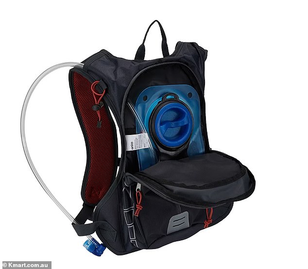 The new product comes after Kmart's popular 6L Two-Day Hydration Pack, which has received more than 40 reviews and has an average rating of 4.7 stars out of five.