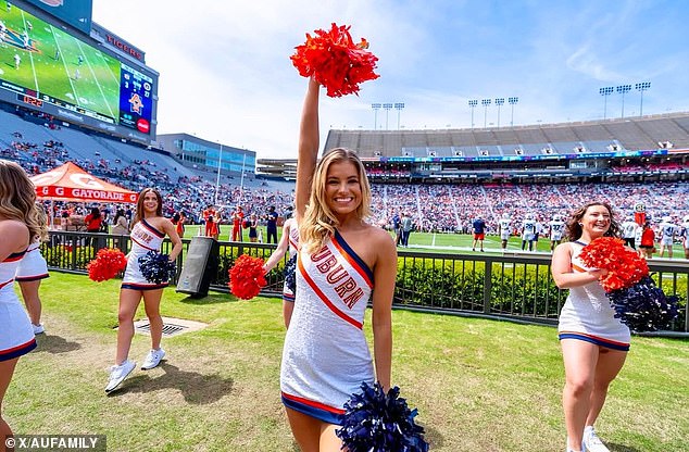 Stockard is a member of the Tiger Paws Dance Team, a nationally ranked competitive team