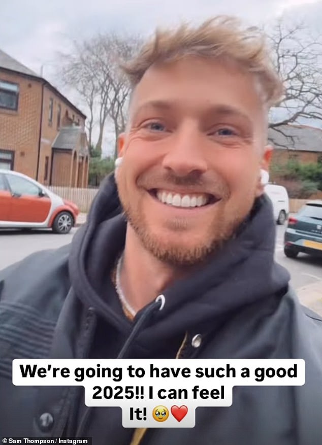 This isn't the first positive video Sam has shared since news of their breakup was revealed, and Sam returned to social media last week with a serious promise to fans on New Year's Day.