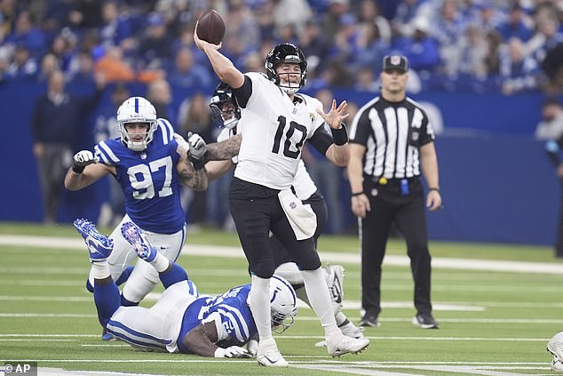 The Jaguars ended the regular season on Sunday with a 26-23 loss to the Colts