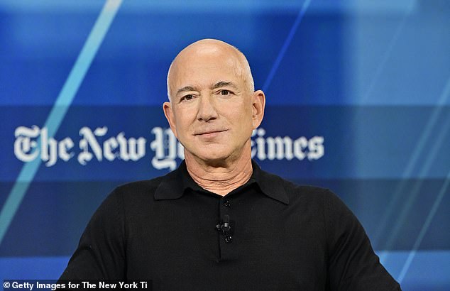 Jeff Bezos' newspaper is reported to have lost $100 million by 2023 as it has lost more than half of its audience. The billionaire was seen on stage last month at an event for the Post's rival, The New York Times