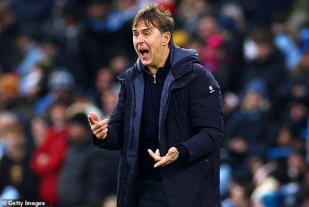 Lopetegui has had a difficult debut season as West Ham sit 14th in the Premier League.