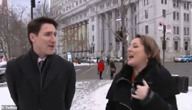 The storm of reactions intensified by a figure who has become a fixture on the channel over the past ten years and interviews Trudeau himself every year