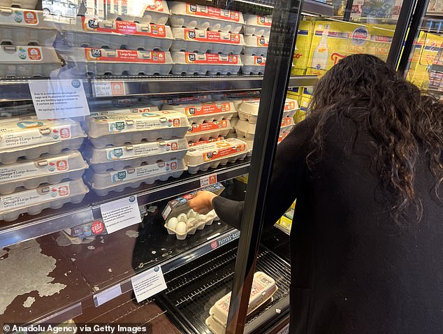 California restaurant owner Cara Haltiwanger currently spends between $100 and $150 for a crate of 180 eggs