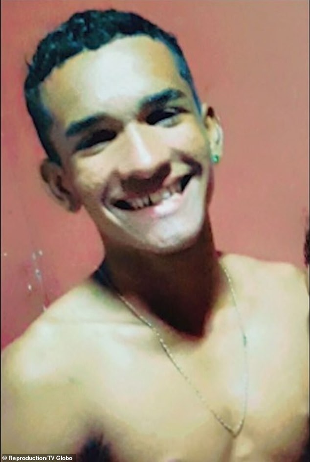 Manoel da Silva, 18, died in an ambulance on the way to hospital after eating fish for dinner on January 1.