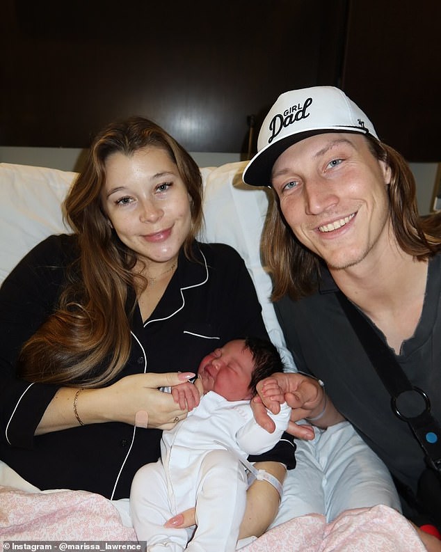 Marissa and Trevor's first daughter was born early Saturday morning