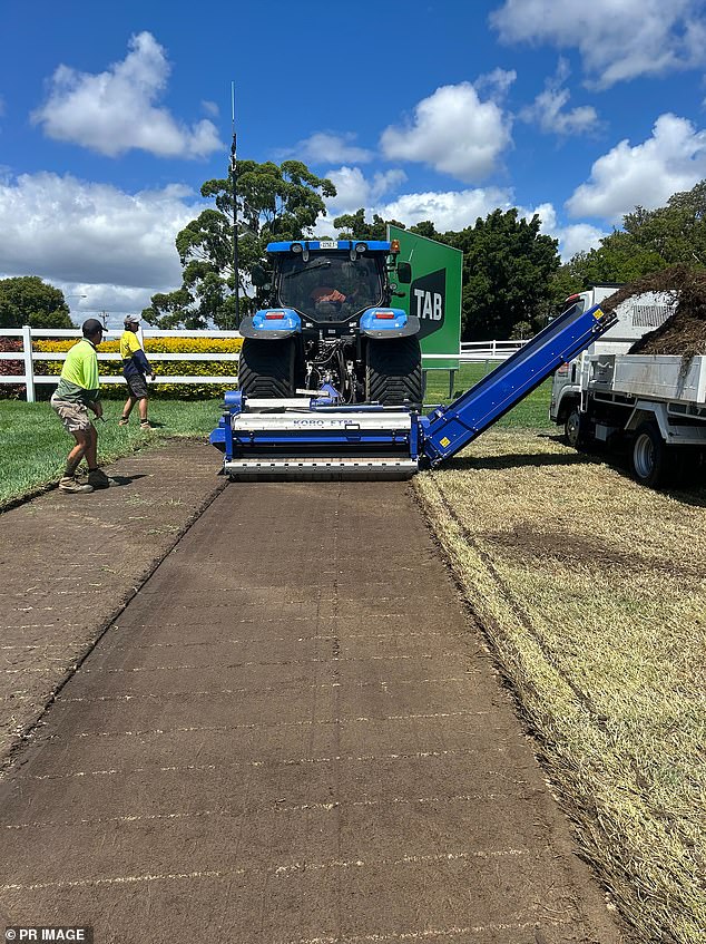 Damage to the track prompted the start of the Magic Millions carnival on January 4, a sunset race, to be hastily moved to the Sunshine Coast Turf Club, which is a two-hour drive away.