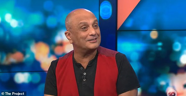 Monday's episode featuring segments about the Golden Globes and comedian Akmal Saleh (pictured) was viewed in full on the platform.