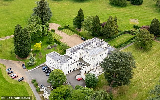 Royal Lodge in Windsor Great Park, the home of Prince Andrew, Duke of York