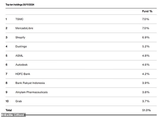 BG Positive Change's top 10 holdings range from chip companies to language app Duolingo